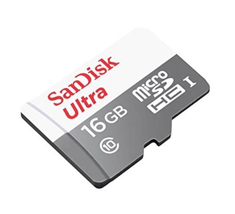 SanDisk Ultra 16 Go – Carte micro SDHC Class 10 A1